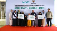 Santuni Anak Yatim, Kao Indonesia dan BAZNAS Gelar Edukasi Hidup Bersih