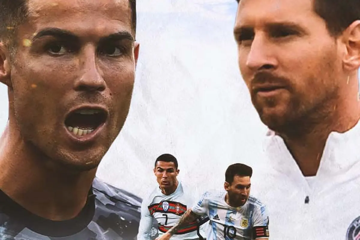 Ilustrasi - Cristiano Ronaldo dan Lionel Messi