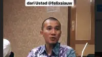 Syahrini bertemu dengan ustaz Felix Siauw dan mendengar siraman rohani dari sang ustaz (Instagram/@princessyahrini)