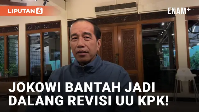 VIDEO: Jokowi Bantah Revisi UU KPK Inisiatif Dirinya