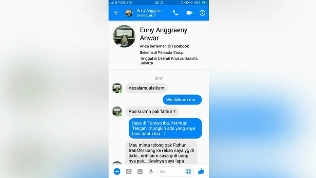 Akun Facebook Wagub Sulawesi Barat Kena Ulah Peretas