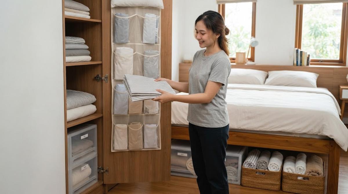 Cara Menyimpan Sprei agar Lemari Tidak Cepat Penuh