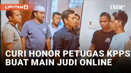 VIDEO: Modal Judi Online, Bendahara PPS di Kalsel Curi Honor Petugas KPPS Rp115 Juta