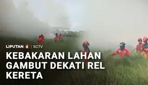 Karhutla Berhari-hari, Api Dekati Rel Kereta