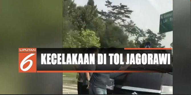 Saat Video Amatir Rekam Kecelakaan Maut di Tol Jagorawi