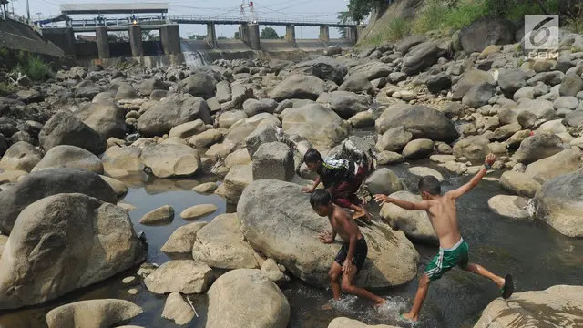 Kemarau Bendung Katulampa Berada di Titik Nol