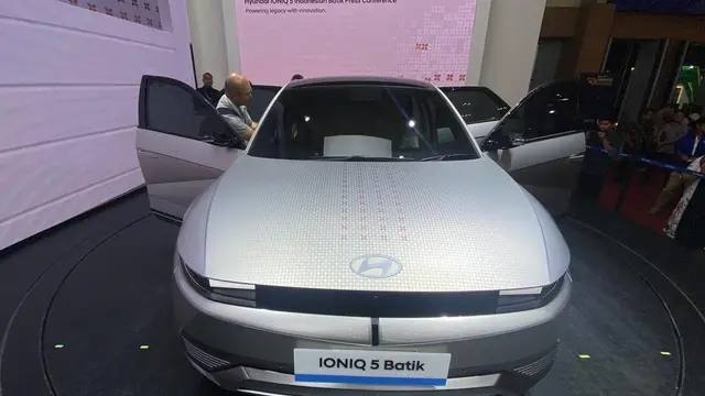 Batik Kawung Diaplikasikan Pada Mobil Hyundai IONIQ 5, dok. Pribadi