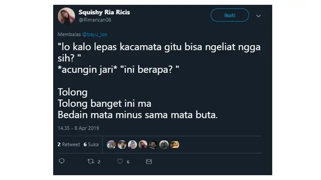 Drama yang Pernah Dialami Oleh Orang yang Berkacamata