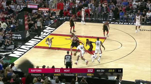 Berita video game recap NBA 2017-2018 antara Miami Heat melawan Toronto Raptors dengan skor 116-109.