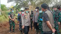 Kapolda Riau dan Pangdam Tuanku Tambusai mengecek karhutla di Kabupaten Siak (Istimewa)