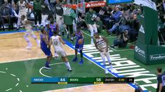 Berita video game recap NBA 2017-2018 antara Milwaukee Bucks melawan New York Knicks dengan skor 120-112.