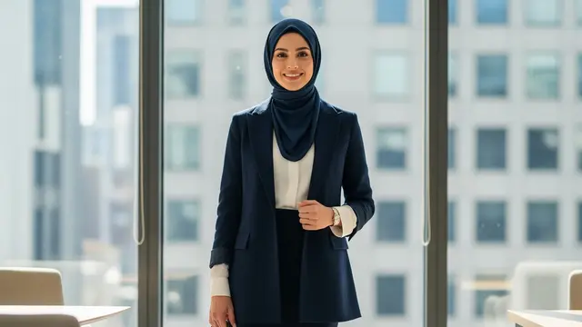 Prompt Gemini AI Wanita Berhijab/ Ilustrasi Gemini AI