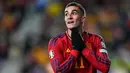 Di babak kedua Spanyol mencetak gol ketiga menit ke-55 melalui Torres usai menerima operan Jose Gaya. (AP Photo/Manu Fernandez)