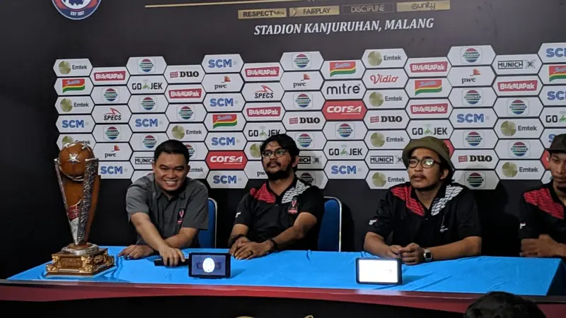 Konferensi SC Piala Presiden 2019 jelang final leg kedua.