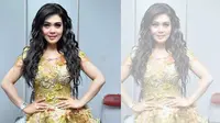 Gaya Baru Syahrini di Ultah SCTV