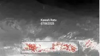 Drone Termal Pantau Gunung Tangkuban Parahu, Ada Bualan Lumpur di Kawah Ratu