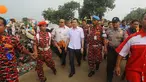 Selasa (18/03/14) Harry Tanoesudibjo menghadiri kampanye terbuka di Lapangan Sanca, Tapos, Depok (Liputan6.com/Rini Suhartini)