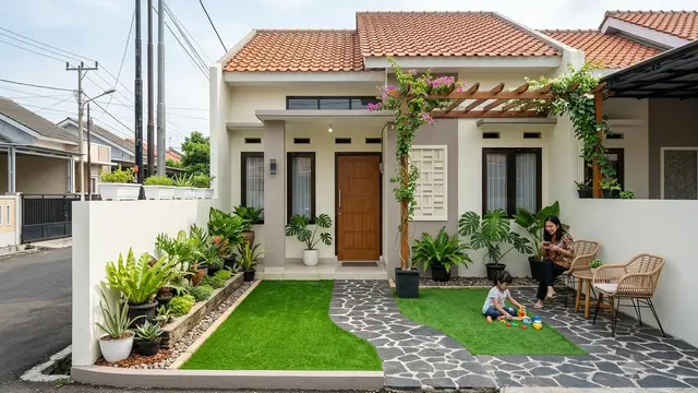 Ide Taman Kecil Murah Meriah untuk Rumah Subsidi