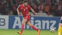 Marco Simic saat melawan Tampines Rovers pada laga Piala AFC 2018 di Stadion Utama GBK, Senayan, Jakarta (28/2/2018). Persija menang 4-1. (Bola.com/Nick Hanoatubun)