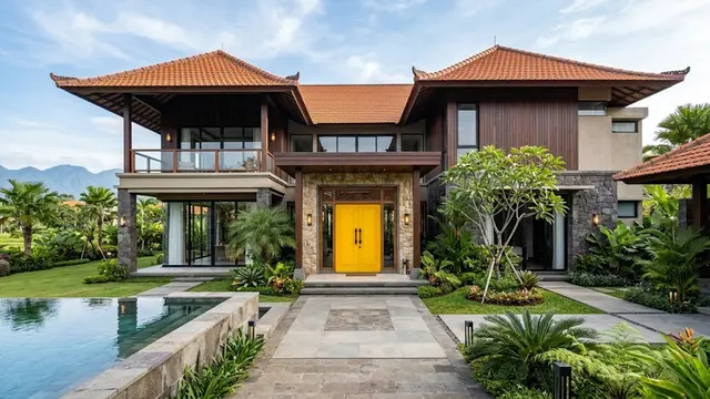 Warna Cat Pintu Cantik yang Bikin Rumah Terlihat Mahal/AI Generated