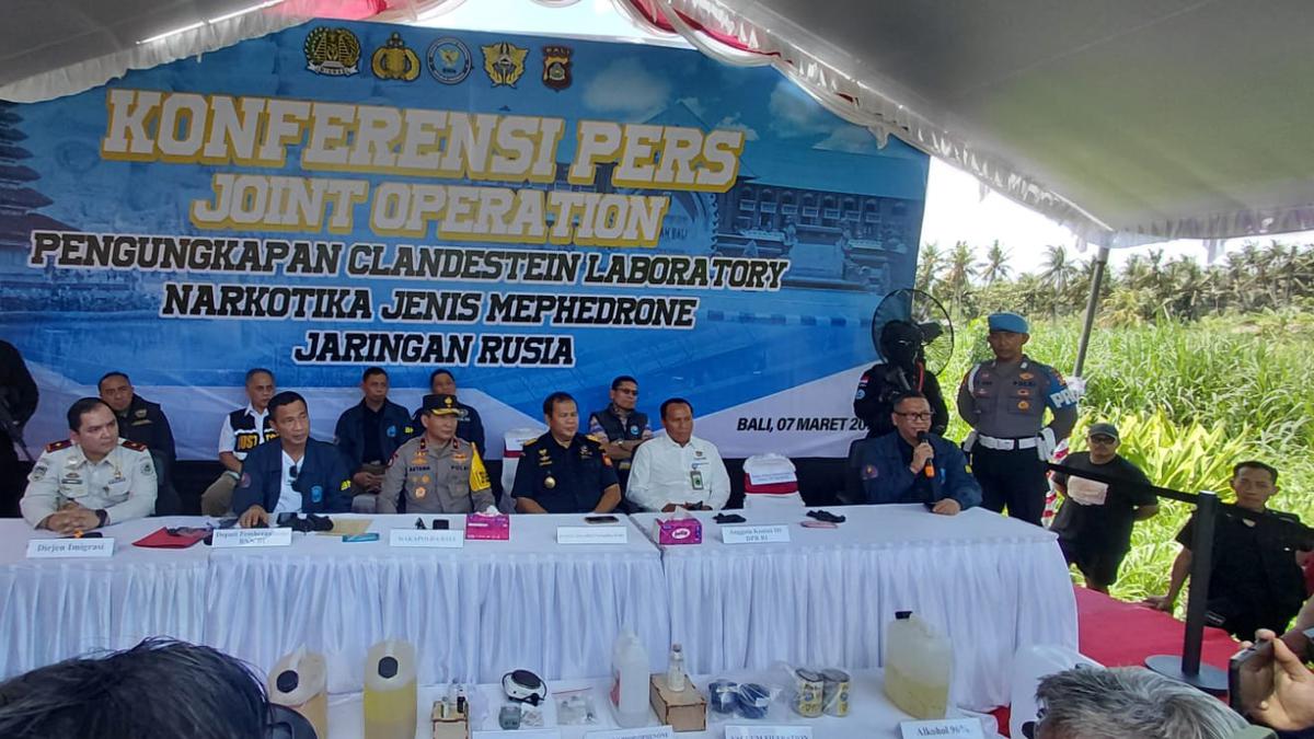 Bea Cukai dan BNN Bongkar Laboratorium Narkotika di Bali, Dua Warga Rusia Ditangkap