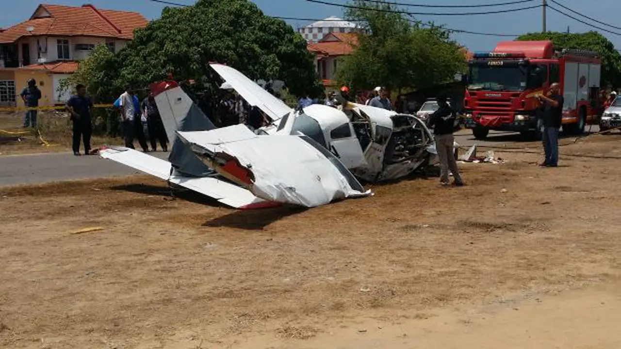 Terbang Sendirian, Pesawat Dipiloti Pemula Jatuh di Malaysia 
