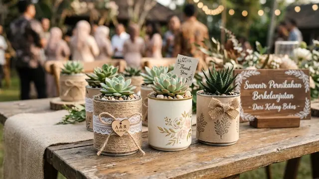 Kerajinan dari Barang Bekas yang Cocok untuk Souvenir Pernikahan