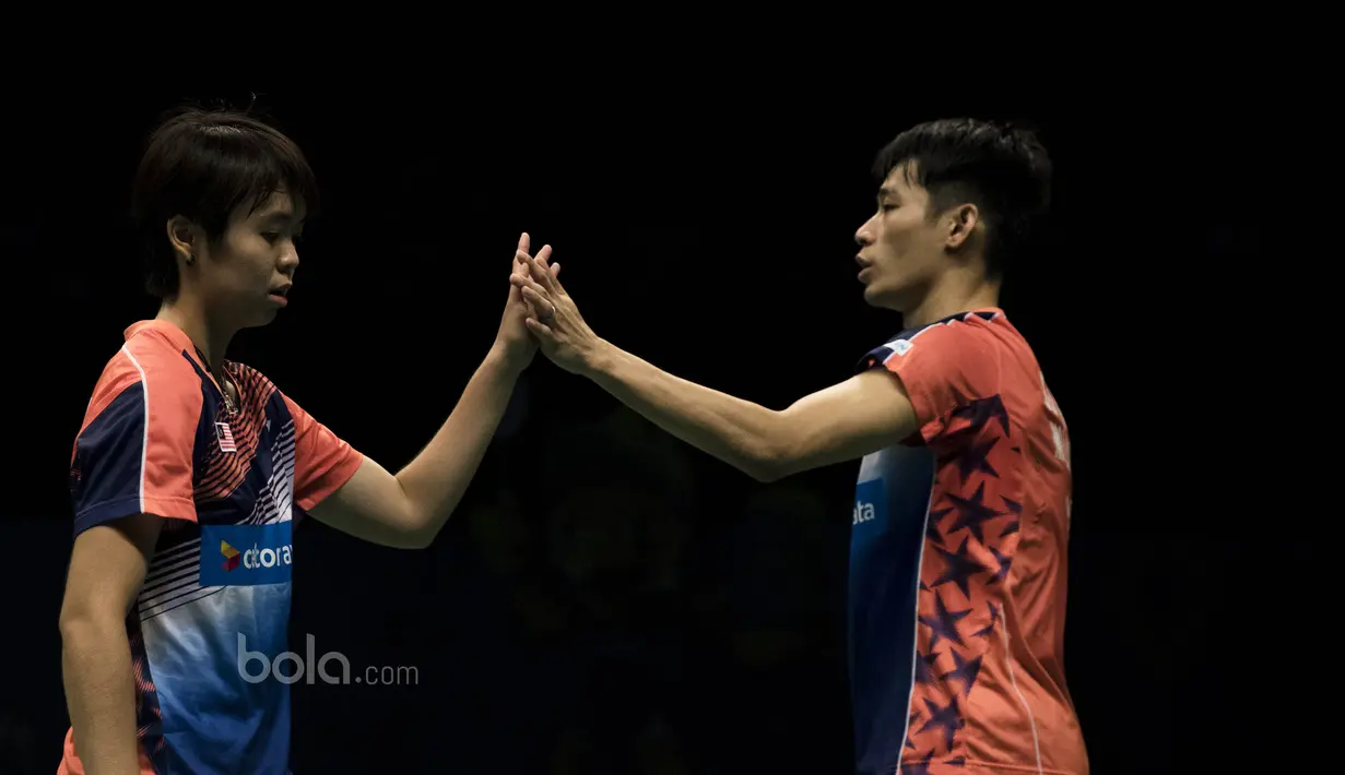 Kekalahan Chan Peng Soon/Peck Yen Wei, membuat Malaysia tidak memiliki wakil di final Indonesia Open 2017. (Bola.com/Vitalis Yogi Trisna)