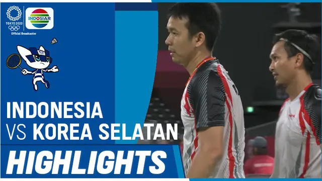 VIDEO: Mohammad Ahsan / Hendra Setiawan Tak Terkalahkan di Grup D dan Lolos ke Perempat Final Bulutangkis Olimpiade Tokyo 2020