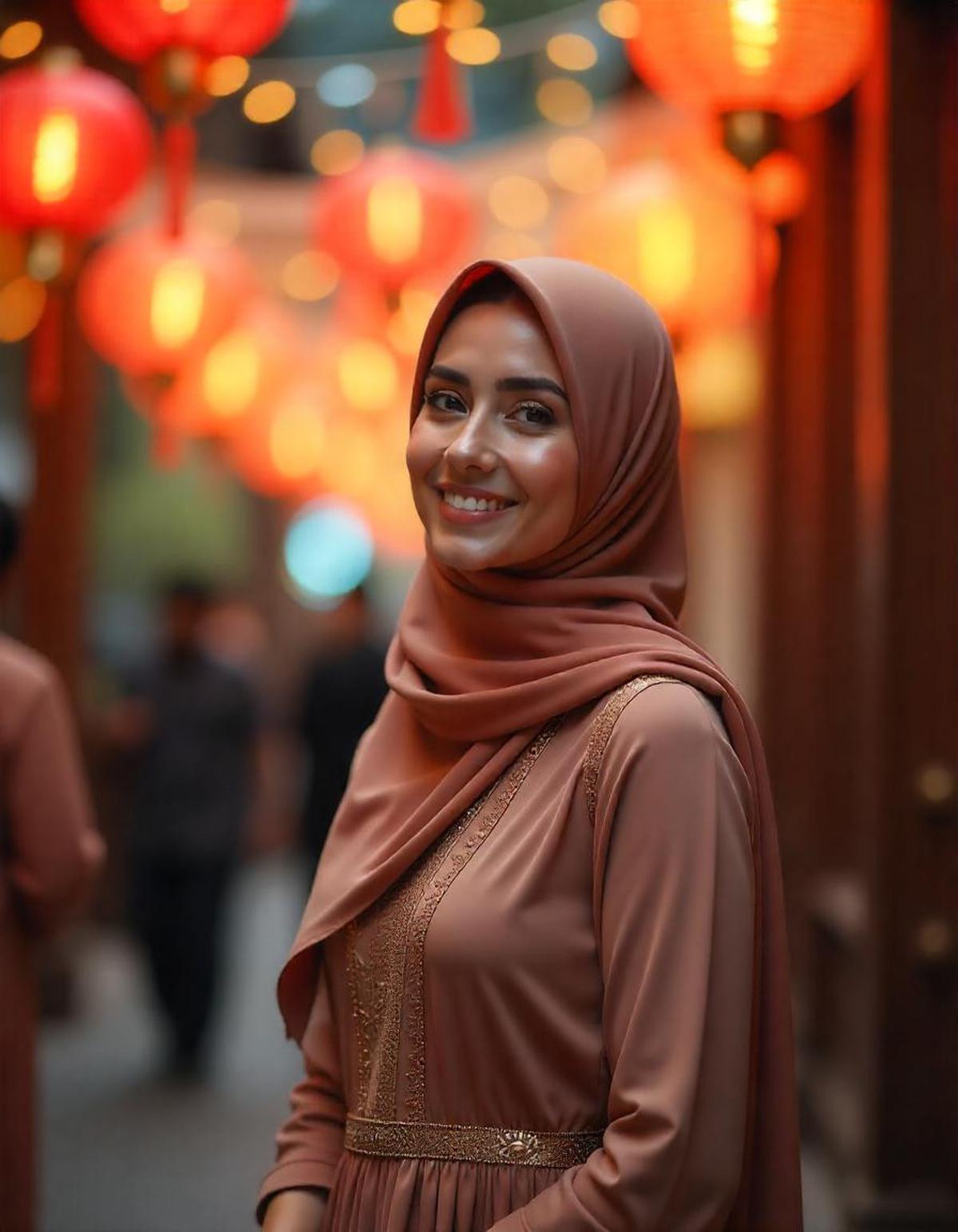 Baju Lebaran warna Mocha Mousse