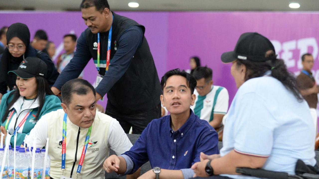 Gibran Janjikan Lanjutkan Proyek Paralympic Training Center
