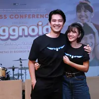 Sheila Dara saat Jumpa pers dan screening film Eggnoid di XXI Plaza Senayan, Jakarta Pusat, Kamis (28/11/2019). (Daniel Kampua/Fimela.com)