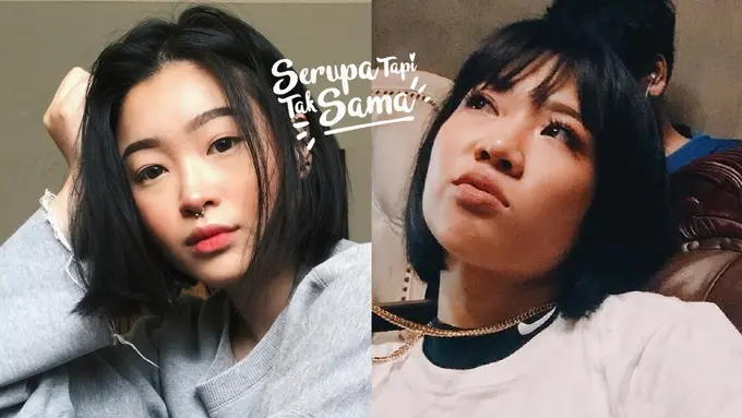[Bintang] Serupa Tapi Tak Sama: Sama-sama Bergaya Hipster, Cindercella dan Ramengvrl Pamer Model Rambut Short Bob yang Cute