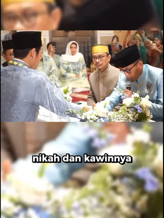 Panji memberikan maskawin logam mulia seberat 75 gram dan uang dollar USD 2.309. [Instagram/sandiuno]