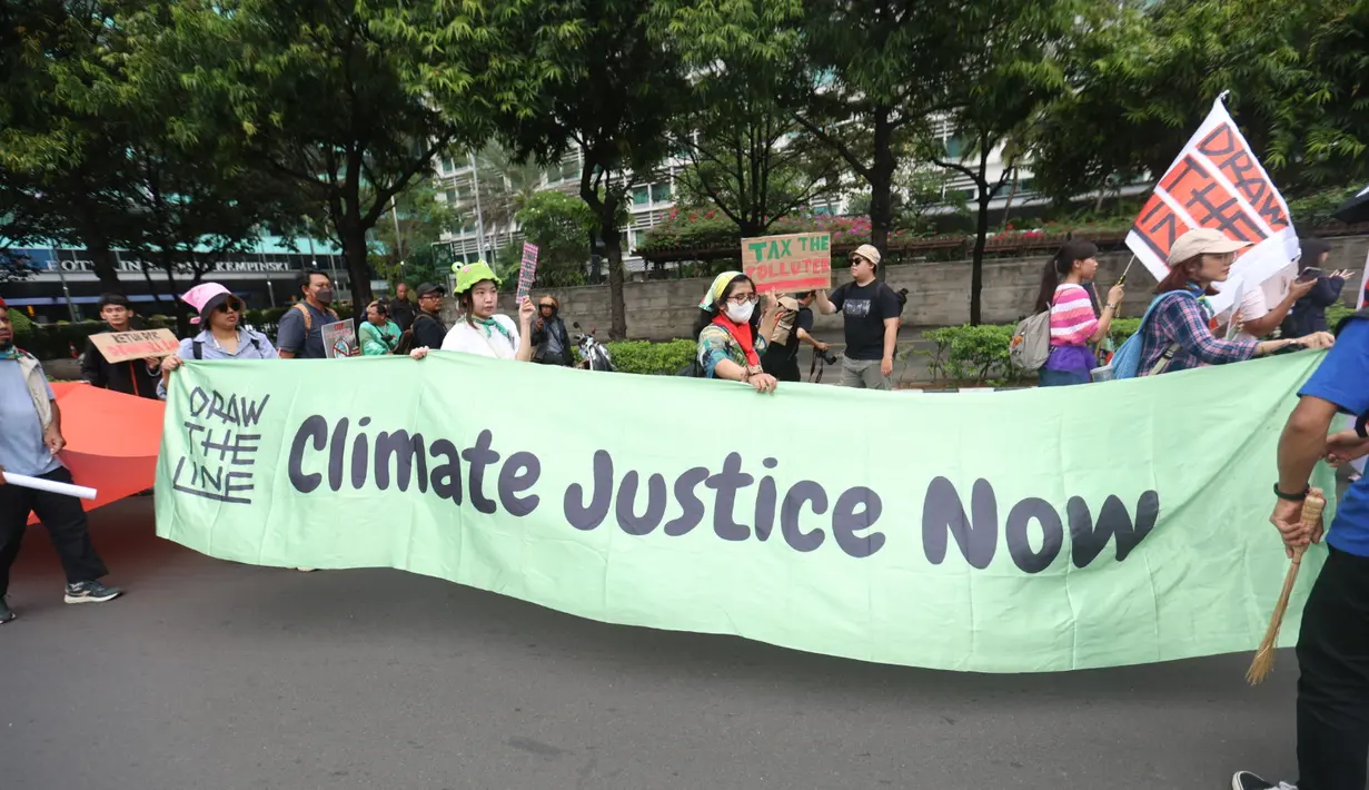 Unjuk rasa ini berlangsung jelang Sidang Umum PBB di New York, Amerika Serikat. Diketahui, Presiden Prabowo dijadwalkan akan berpidato pada 23 September 2025. (Kapanlagi.com/ Budy Santoso)