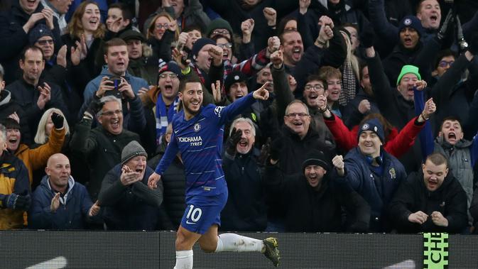Eks pemain Chelsea, Eden Hazard.  (AFP/Daniel Leal Olivas)