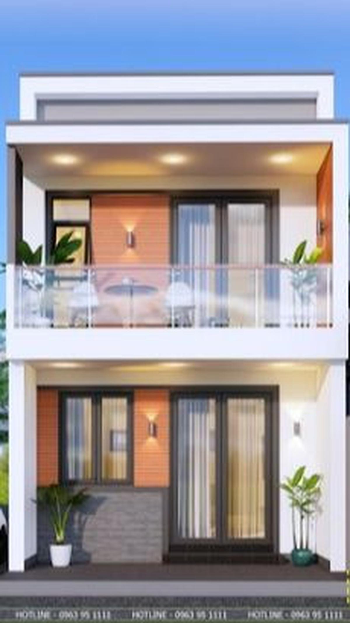 Rumah Minimalis 2 Lantai Type 36 Pojok Modern