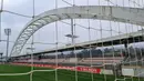 Kompleks latihan Athletic Bilbao, Lezama, juga menjadi venue pertandingan untuk tim putri Athletic Bilbao yang memiliki kapasitas 3.250 tempat duduk. (Bola.com/Yus Mei Sawitri)