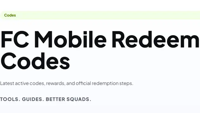 Kode Redeem FC Mobile