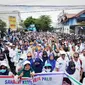 Pasangan calon Gubernur Anwar Hafid dan calon Wakil Gubernur Reny Lamadjido mendaftarkan diri ke Komisi Pemilihan Umum Daerah (KPUD) Provinsi Sulawesi Tengah (Sulteng).