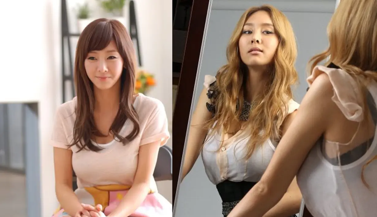 G.NA dikenal sebagai pemilik payudara terbesar. Meski ia mencoba menutupi payudaranya dengan memakai baju yang tidak mencolok. Payudara indah G.NA tetap saja menjadi sorotan orang banyak (Istimewa) 