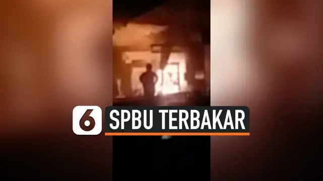 VIDEO: Detik-Detik SPBU di Tebet Terbakar