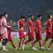 Liga Indonesia All Star harus mengakui keunggulan Dewa United dengan skor 0-2. (Liputan6.com/Helmi Fithriansyah)