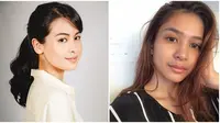 5 artis cantik tanah air yang miliki visual cantik bahkan tanpa makeup (Sumber: Instagram/@maudyayunda/@miktambayong)