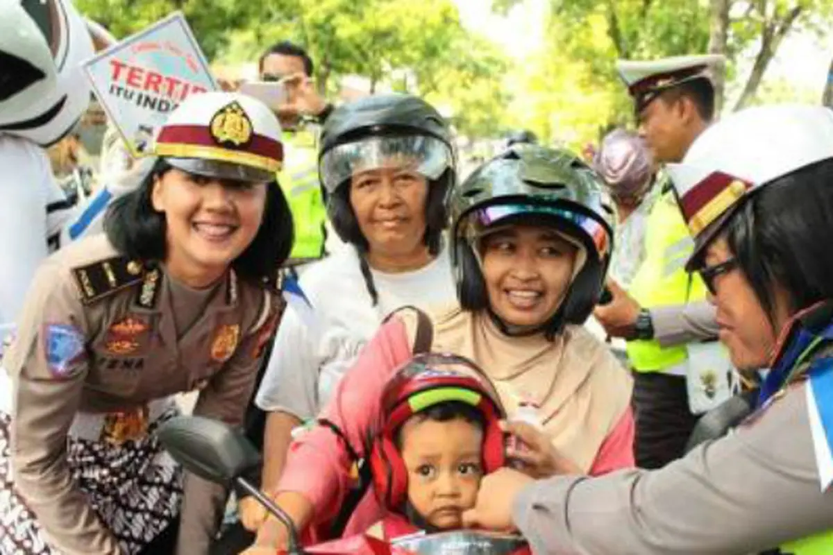 Polwan Cantik di Sragen