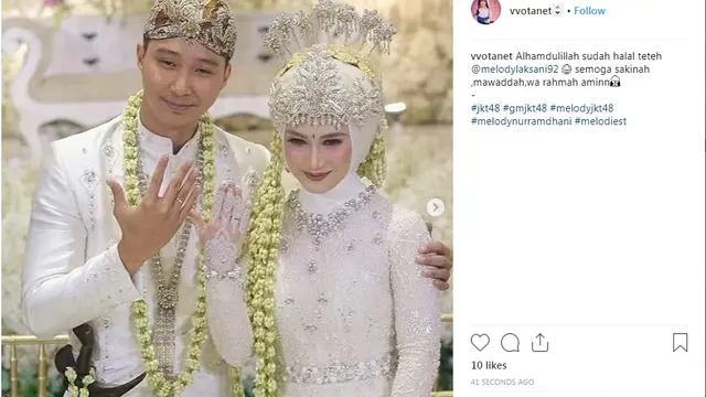 Melody eks JKT48 (Foto: Instagram/@vvotanet)