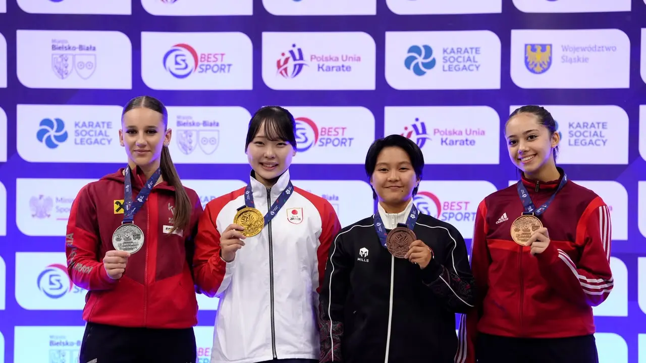 Karateka Indonesia Zaskia Putri Salurante Raih Perunggu Kejuaraan Dunia Karate Junior 2026