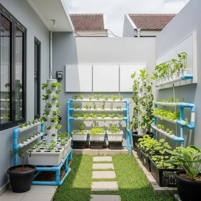 9 Desain Pertanian Terpadu Sederhana untuk Halaman Belakang Rumah Tipe 36