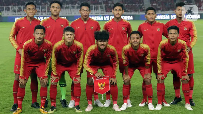 Aksi Timnas Indonesia U-19 Saat Tahan Imbang Korea Utara