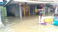 BPBD Kabupaten Pasuruan mencatat dua kecamatan di Kabupaten Pasuruan terdampak banjir pada Minggu, 1 November 2020. (Foto: Dok BPBD)